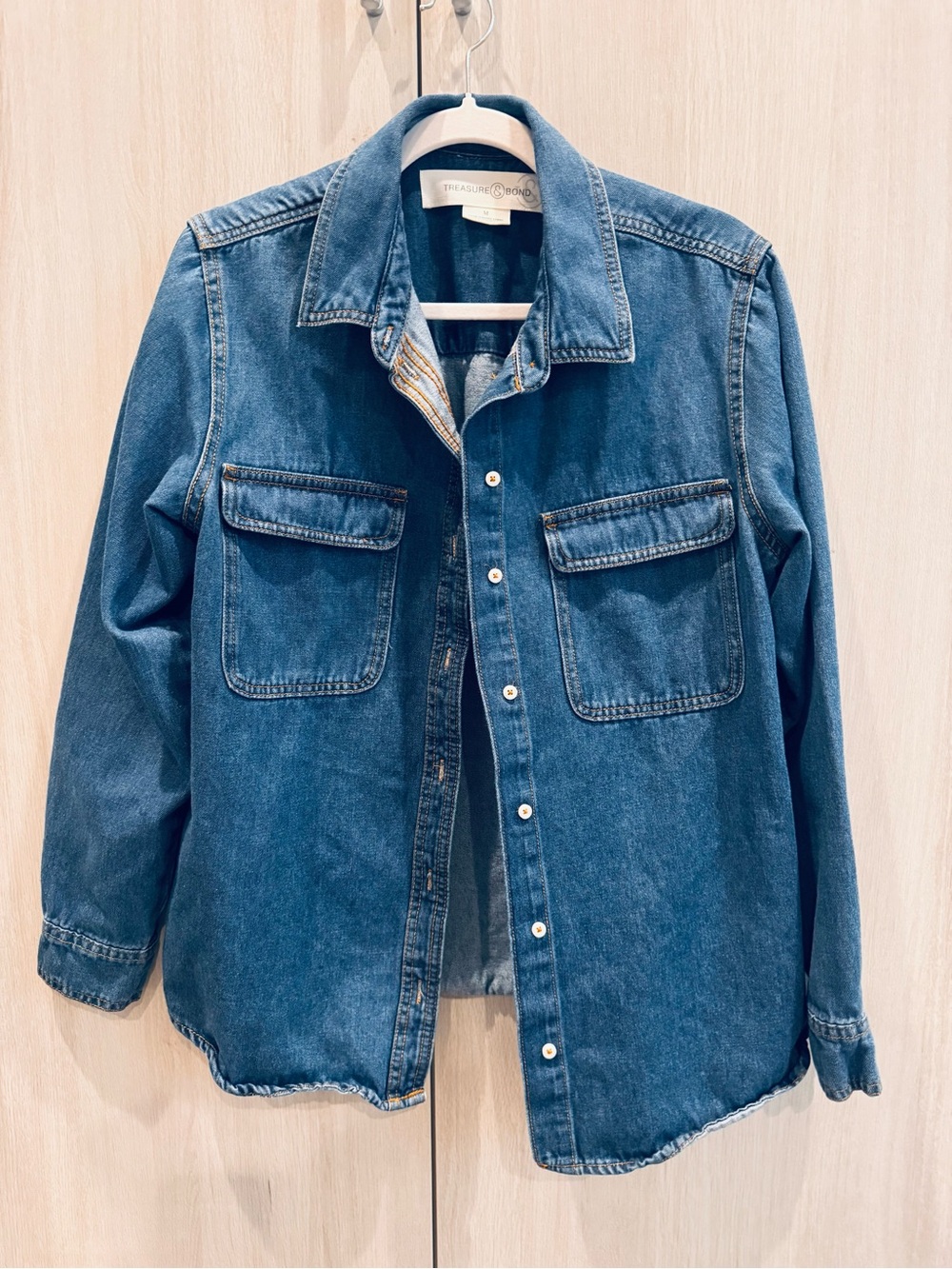 Treasure & Bond Dark Blue Denim Jean Jacket